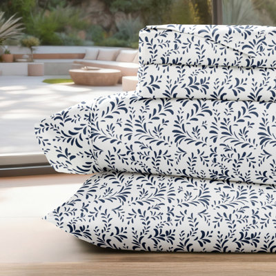 Simply Soft™ Pattern Microfiber Sheet Set