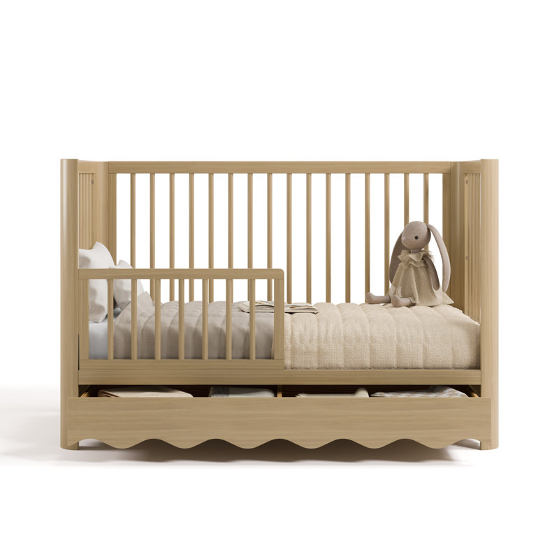 Storkcraft Casablanca Deluxe 5-In-1 Convertible Crib, Driftwood