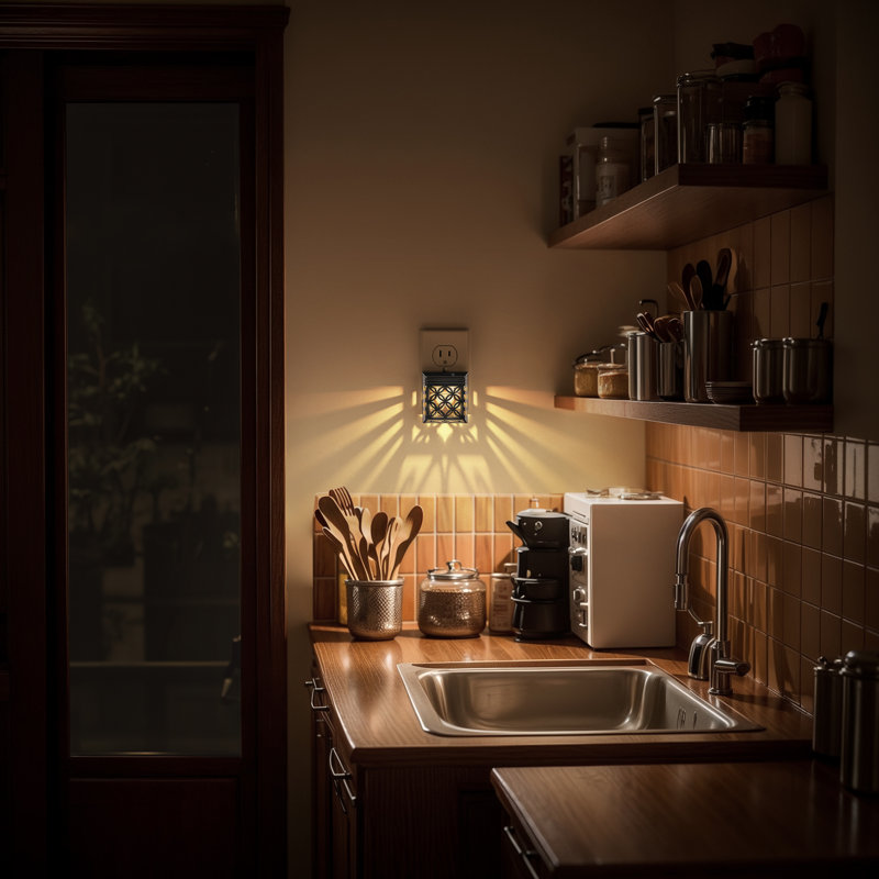 Novelty Night Lights Dusk To Dawn, 3000K Dimmable Mini Wall Sconces Nightstand Light