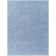 Rectangle Annily Solid Color Machine Woven Polyester Area Rug in Light Blue