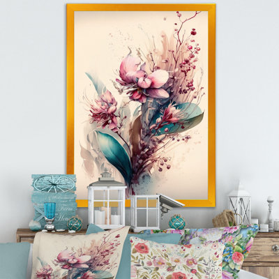 Orchid Floral Design II - Print on Canvas