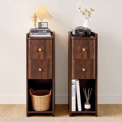 Narrow Nightstand (Set of 2)