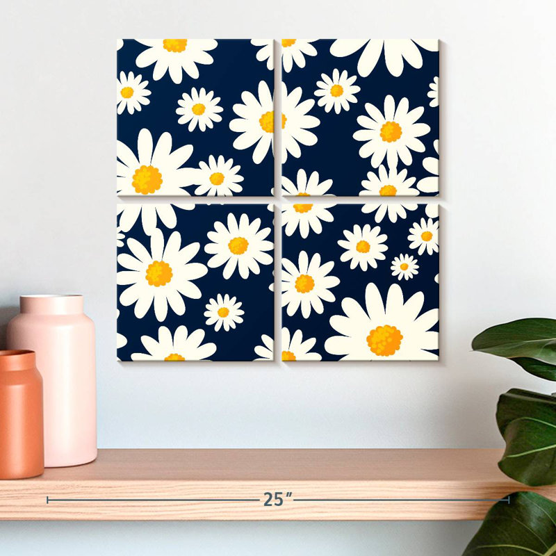 Harnek Daisy Pattern, 18" H x 18" W
