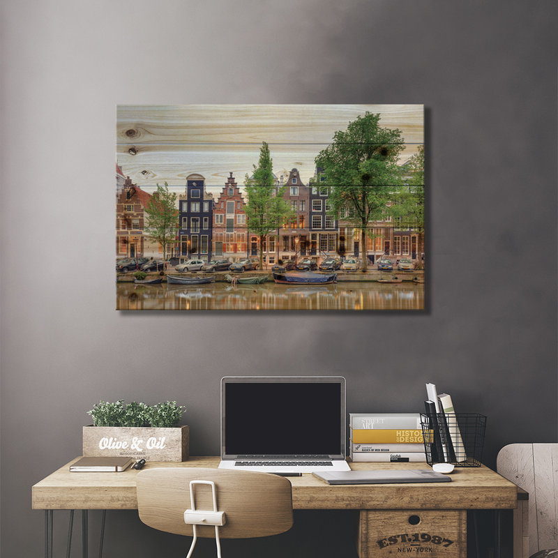 " Cityscape III, Amsterdam, North Holland Province, Netherlands " by Panoramic Images, 26" W x 18" H
