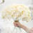 Artificial Hydrangea Flower Head With Pole-2097806390