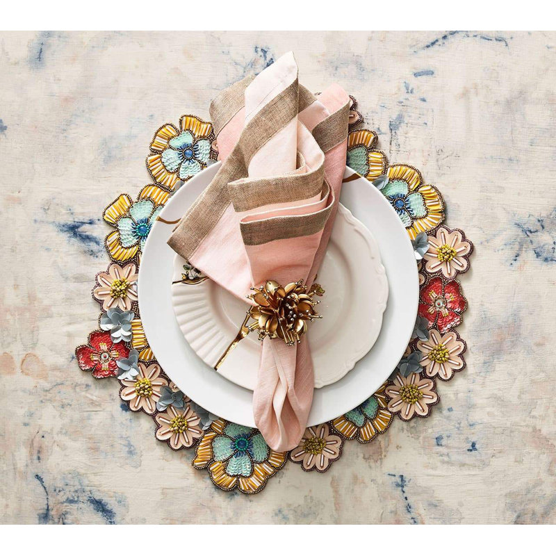 Starburst Napkin Ring, Gold