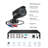 8CH DVR Security Camera System, 4 x 2MP Wired Outdoor Security Cameras, Motion Sensor, Remote View