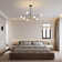 Cobina 8 - Light Dimmable Sputnik Modern Linear Chandelier