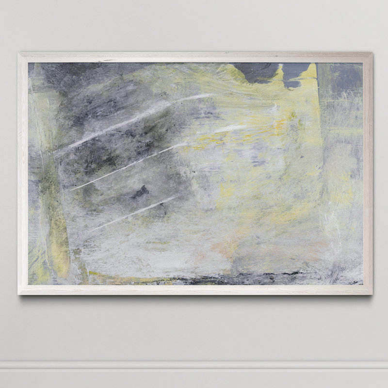 «Hush II», reproduction d'art encadrée, H 32 po x l 44 po x P 1,3 po, Toile blanche encadrée