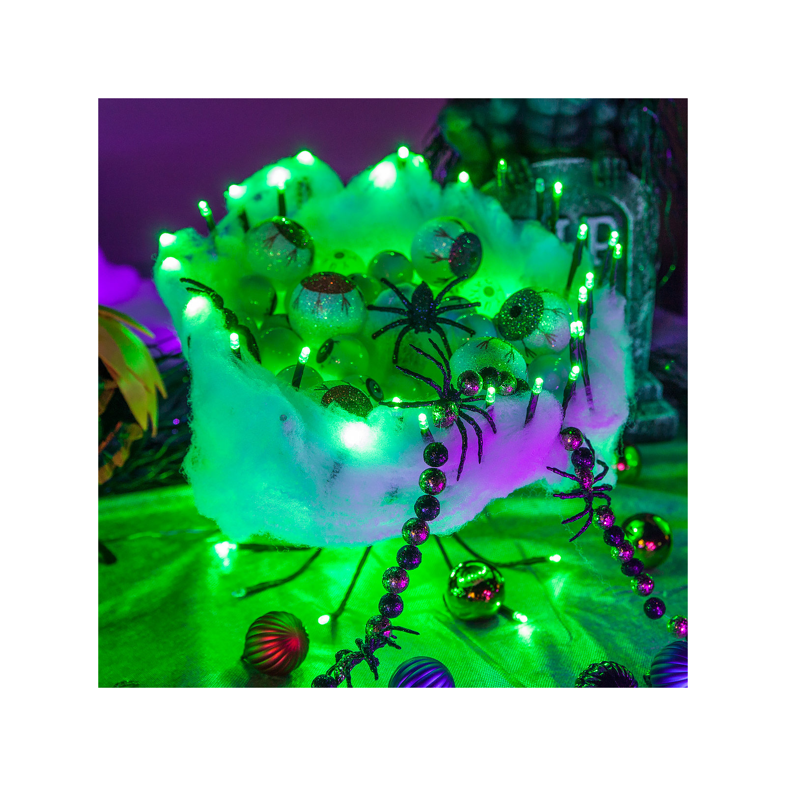 15'' LED Lighted Trees & Branches, Green
