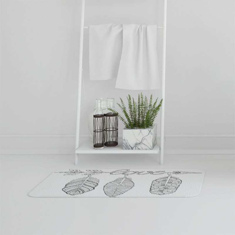 Pesce Memory Foam Non-Slip Bath Mat