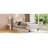Upholstered Platform Bed With 2 Drawers-1210251145