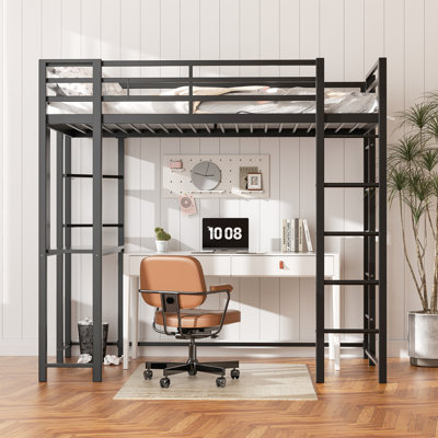 Loft Bed With Bookcase