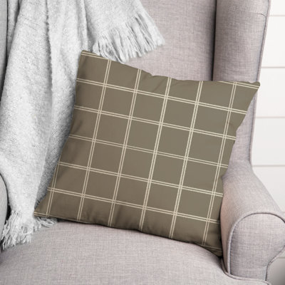 Checkered Throw Pillow