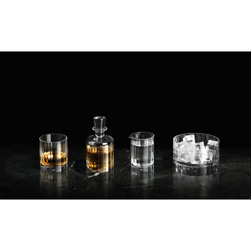 Fluted Collection Crystal Glass Whiskey Decanter