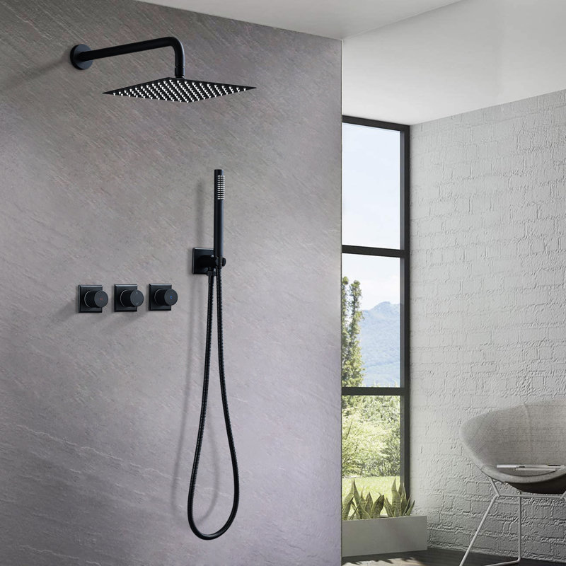 Système de douche avec valve brute