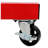 1500 lb Capacity Folding Engine Stand with Geared Rotating Head - Red