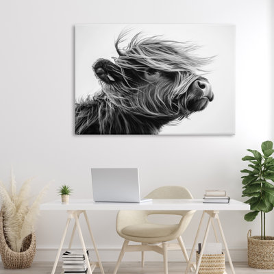 «Handsome Highland Portrait Canvas» par Tina LeCour