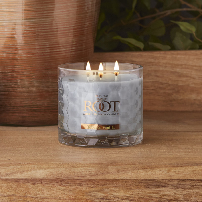Tobacco Vanilla Beeswax 12 oz Scented Jar Candle
