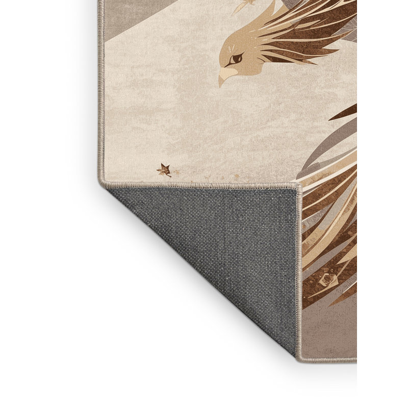Tapis moelleux doux et luxueux Kline Posh & Luxe Starburst - beige, 2 x 3