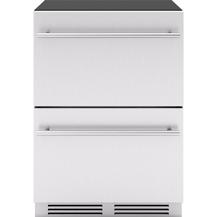 Zephyr Presrv 24" Stainless Steel Built-In Single Zone Refrigerator Drawers