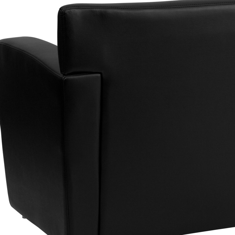 51'' Reception Loveseat, Black