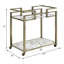 Chariot de cuisine en verre transparent Neilo