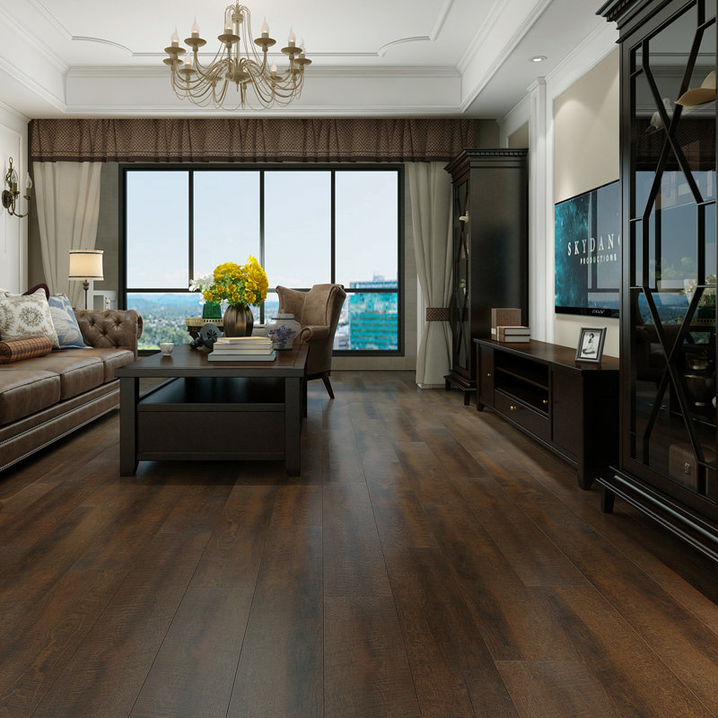 XPR Laguna Sound 5.2mm Thick 7'' W x 48'' L Hickory Vinyl Plank, Spice Log