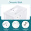 Meuble-lavabo 30 po avec lavabo en céramique-828454359