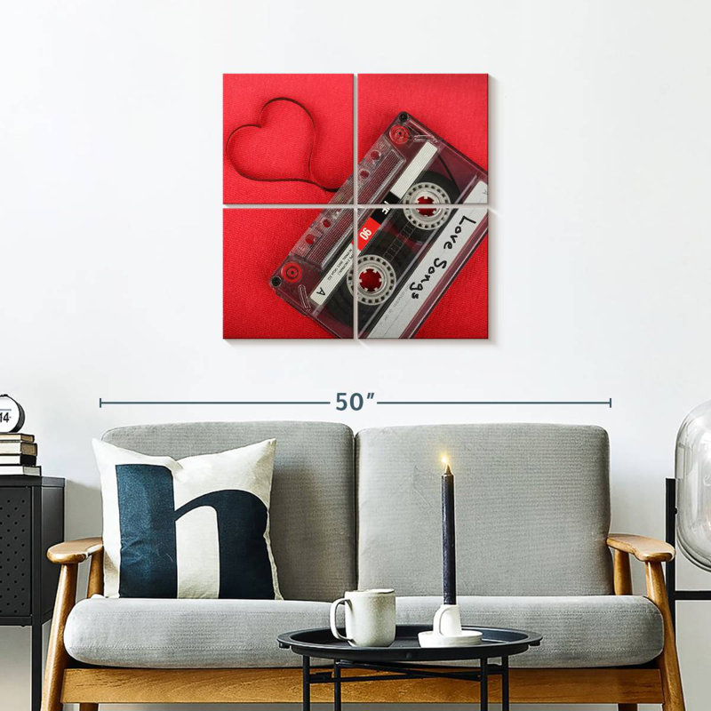 Cassette Abarca, Chansons d'amour, H 26 po x l 26 po
