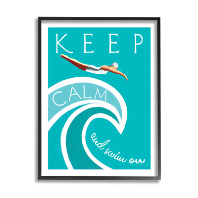 Keep Calm And Swim On - impression