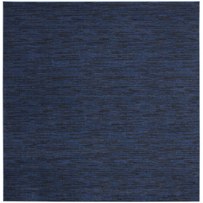 Tapis bleu nuit Nourison Essentials