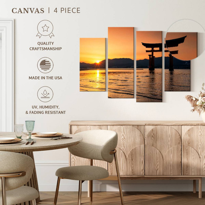 Keesha Miyajima Torii Sunset II, 27" H x 43" W
