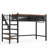 Twin XL Size Metal Loft Bed with Storage Stairs, Built-in Shelves & Bookshelf, Platform Loft Bed for Bedroom, Dorms & Guests, Black-1085649427
