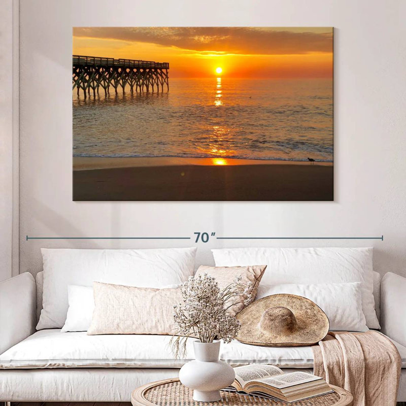 Aletra Wrightsville Beach At Sunset, 34" H x 51" W