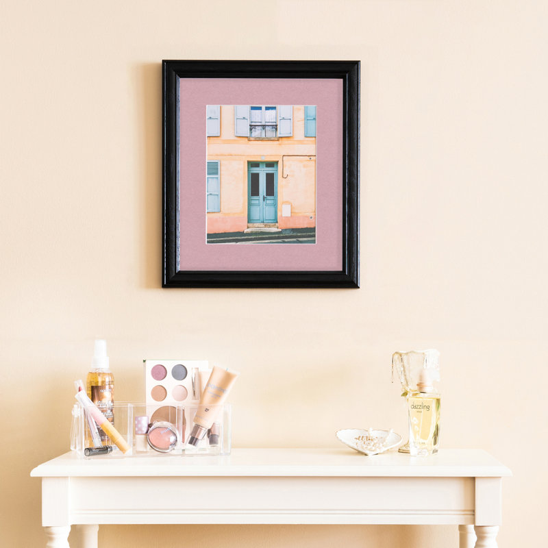 Cadre pour photo simple 6 "x 8" en bois mat, Coquillage