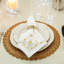 Heidi Embroidered Napkin - Gold/Silver