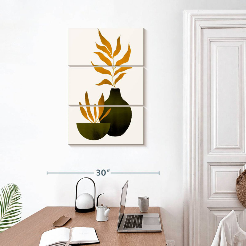 Harnek fleurs d'automne I, H 32 po x l 20 po