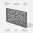 Screen Series Parilla Plastic Black Screen Panel