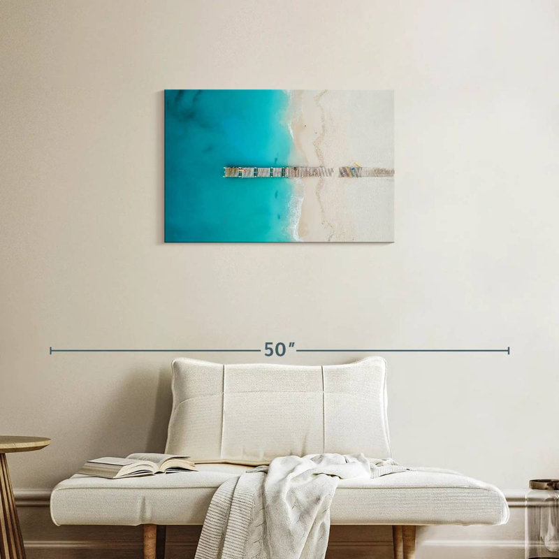 Aletra Grace Bay Beach Pier, 20" H x 30" W