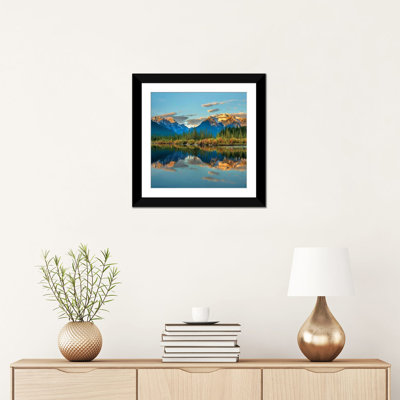 « rocky montagnes from vermillon lacs, banff national park, alberta, canada », reproduction de photo sur toile
