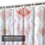 Rideau de douche transparent transparent, rideaux de douche pour la salle de bain avec 12 crochets-130012073