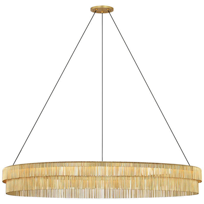 Kelly Wearstler 1 - Light LED Chandelier, 6.25" H x 50" W x 50" D, Gild