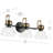 26" 3-Light Vanity Light with Clear Glass-108202043