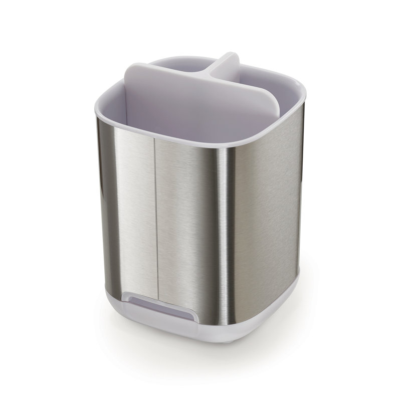 Compact Stainless Steel Toothbrush Holder with Ventilation