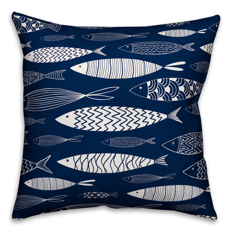  Coussin extérieur School of Fish
