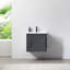 Ensemble de meuble-lavabo simple 24 po avec plateau en acrylique Armande-35980529