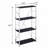 Open Storage Shelf 4-tier Bookcase