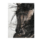 Brown Horse Print by Altamura Stefano
