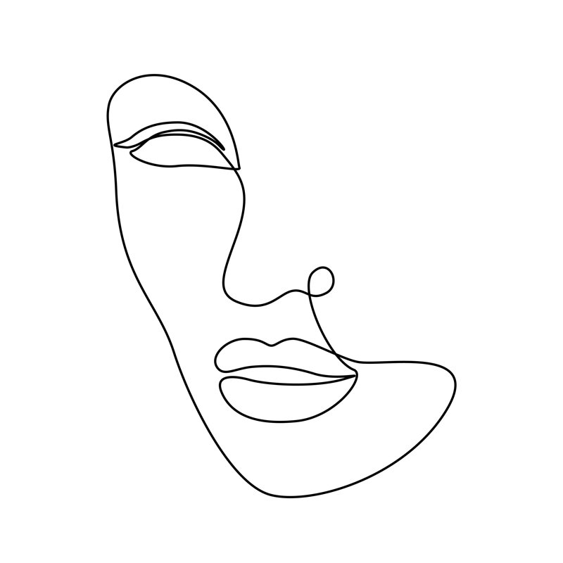 «Warrenton Woman Face On», impression sur toile, H 12 po x l 12 po
